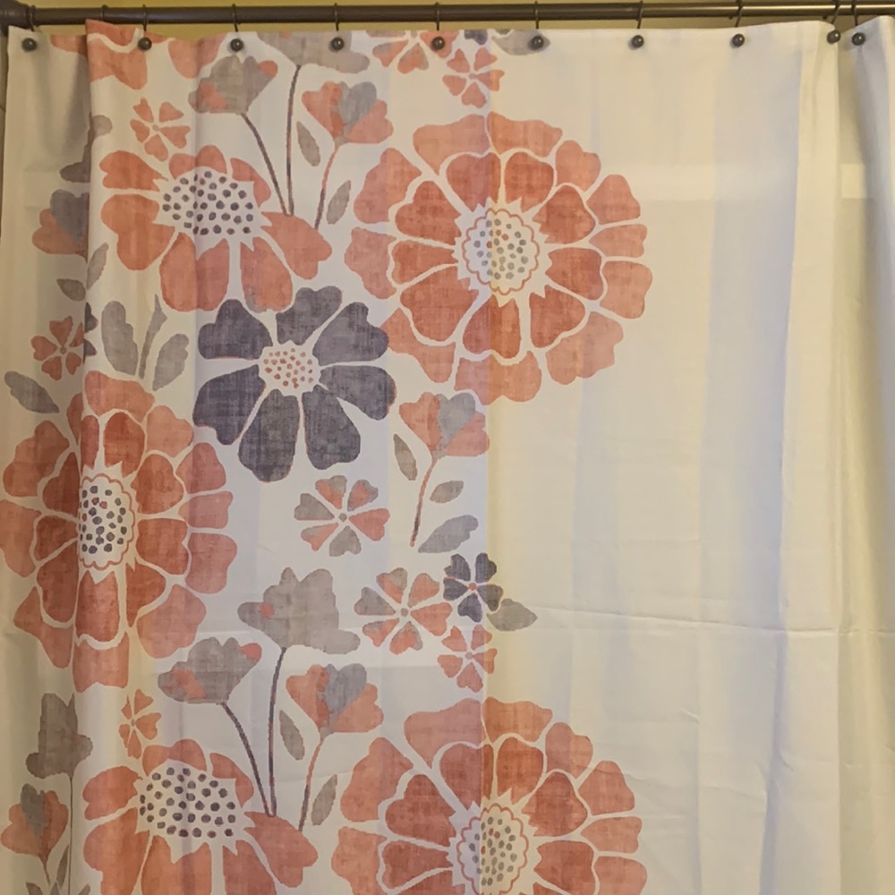 Bacova Peyton Floral spice shower curtain - Picture 2 of 4